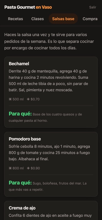 5 salsas base que rinden